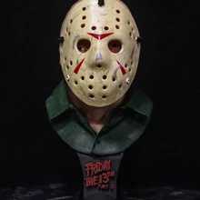 3 jason voorhees bust friday the 13th hockey mask Jason 3d print model - Mito3D