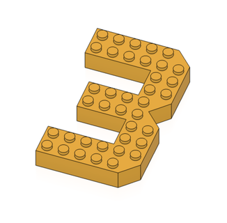 3 Lego uyumlu numara kek toppers mumlar çikolatalar epoksi reçine blok bloklar tuğla mini figürler figür doğum günü Parti çocuk Oyna yaş sayılar bloklu Arapça rakamlar 3d print model - Mito3D
