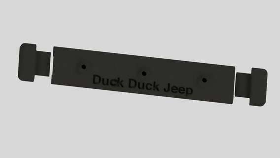 3 peg duck mount jeep 3d print model - Mito3D