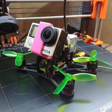 3 drone quadcopter frame gopro hero 4 monte gadget 4s 145mm 135mm pollici eroe 3d print model - Mito3D