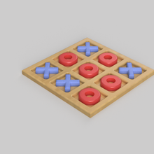 3 row game board games children's 3d print model - Mito3D