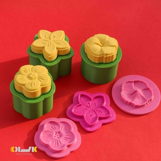 3 ilkbahar çiçek banyo bombası kalıp liliume keten ebegümeci iş Bathbombmold sabun kendin yap zambak 3d print model - Mito3D