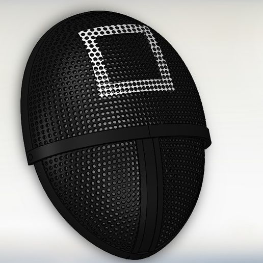 3 Tintenfisch Soldat Maske Spiel 3D print model - Mito3D