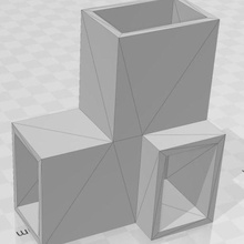 3 yollar Kavşak noktası Ikea mandal kurtarılmış Odun 3d print model - Mito3D