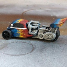 3 wheeler drag racing team reliant isetta 1 64 fashion car toy bmw art 3d print model - Mito3D