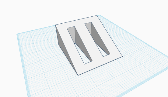3 x 3 x 15 wedge wedge  3d print model - Mito3D