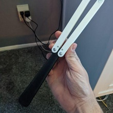 3d printable balisong entrenador squiddy style 3d print model - Mito3D