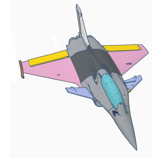 3d printed ráfaga rc 80mmedf retráctil tren aterrizaje jet avión 3dprint pla lw edf velocidad dassault 3D print model - Mito3D