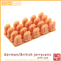 3d72nd 1 72nd Rahmen Deutsche britisch Jerrycans Gestell Spiel 72 Modell Kit 3d print model - Mito3D