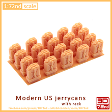 3d72nd - 1 72nd scale modern jerrycan rack game 72 model kit 3d print model - Mito3D