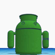 3d android cachimba bocchino art ugello bong shisha narghilè 3d print model - Mito3D