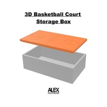3d pallacanestro Tribunale Conservazione scatola gioco bballo 3d print model - Mito3D