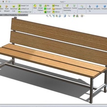 3d bench 3d print model - Mito3D
