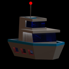 3d boat various ship toy toys 3d print model - Mito3D