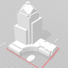 3d du bâtiment de l'architecture modèle 3d print model - Mito3D