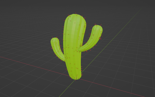 3d cactus model 3d print model - Mito3D