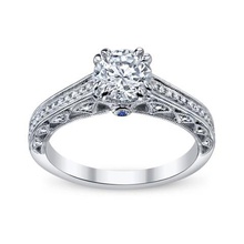 Cad 3d design anel de noivado jóias cad modelo stl do casamento Modelo 3d print model - Mito3D