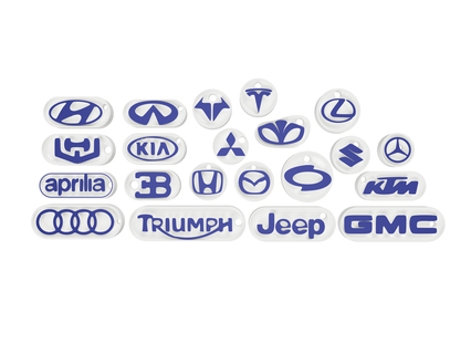 3d voiture logo porte clés porte clés clé mode voiture voiture logo logo automobile 3d print model - Mito3D