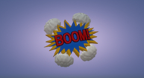 3d cartone animato boom boom comico cartone animato 3d print model - Mito3D