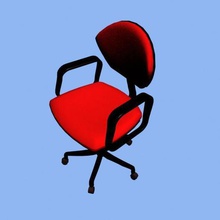 3d chair game 3d print model - Mito3D