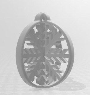 3d Noël Balle xmascults neige flocon décembre 3d print model - Mito3D