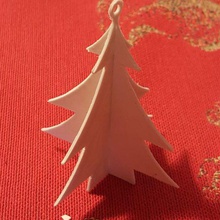 3d-Weihnachtsbaum Kunst fir tree Dekoration 3d print model - Mito3D