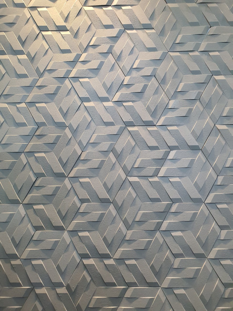 3d concrete tiles motif tile inc wall 3D print model - Mito3D