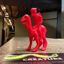 123d creature graag binici sanat app autodesk karakter ipad heykel heykeller 3d print model - Mito3D