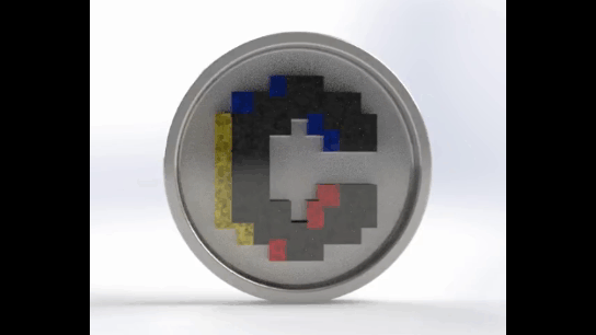 3d cvx moneta eth btc poligono stampabile cyrpto monete bitcoin doge legare 3d print model - Mito3D