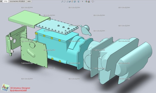 3d development tiger tank gear box step 4 ww2 stl 3d print model - Mito3D