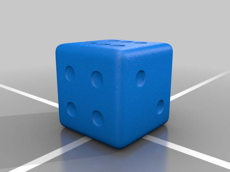 3d dice printing 3D print model - Mito3D