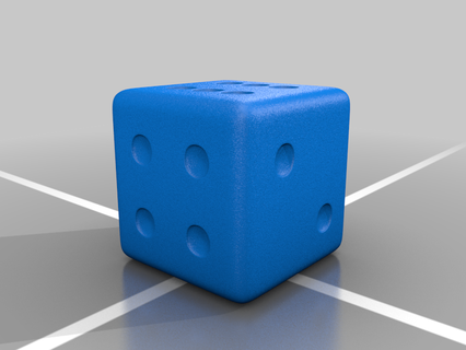 3d dice printing 3d print model - Mito3D