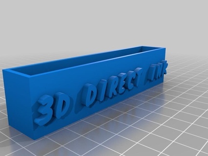 3d diretto inc attività commerciale carta titolare supporto personalizzato ufficio casa scrivania 3d print model - Mito3D