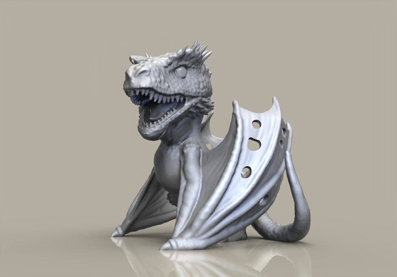 3d dragon modèle Douane 3D print model - Mito3D