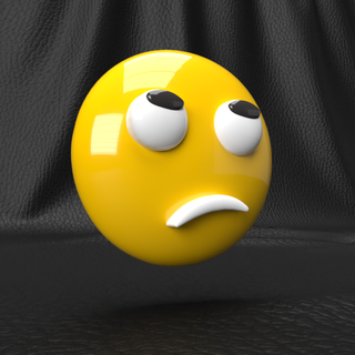 3d emoji cara iconos v2 n3 Arte obj emociones sonriente 3d print model - Mito3D