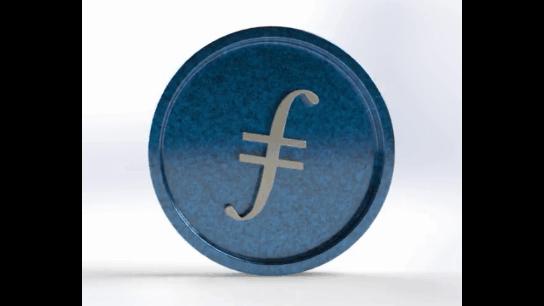 3d fil moneda eth btc polígono imprimible cyrpto monedas bitcoin dux cro 3D print model - Mito3D