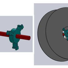 3d bobine de filament centrage l'élément outil centre la 3d print model - Mito3D