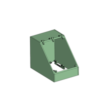 3d iplik biriktirmek Kulp destek kuru Kutu hava toz geçirmez 05 3 Rulo araç yazıcı kutu dust tight 3d print model - Mito3D