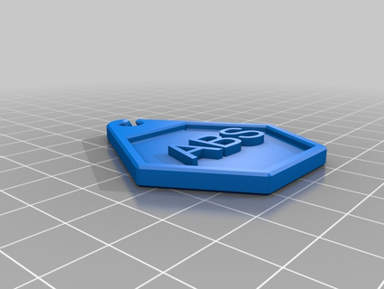 3d filamento Tag abs nylon petg pla etiqueta impressora acessórios 3d print model - Mito3D