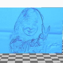 3d düz fotoğraf cristina fernandez kirchner ev portre tutucu resim cristi sandalye 3d print model - Mito3D