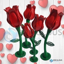 3d flower architecture love romantic gadget lantern interior nature rose tulip boucket house 3d print model - Mito3D