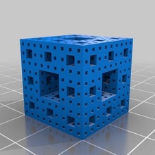 3d fractal 3d print model - Mito3D