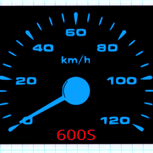 3d frame speedometer various table 3D print model - Mito3D