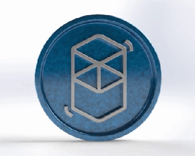 3d ftm moeda eth btc polígono imprimível cyrpto moedas bitcoin doge 3d print model - Mito3D