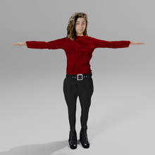 3d game character female 3d print model - Mito3D