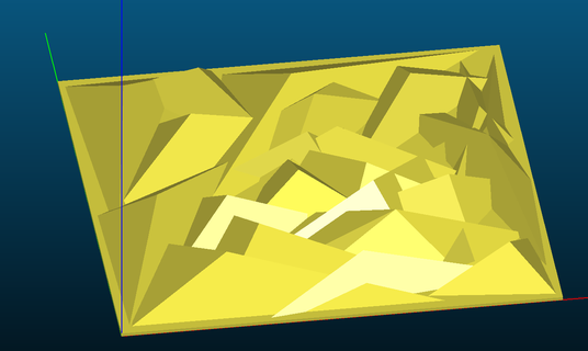 3d géométrique moyen étoile chemin mur panneau décoratif art diamant assiette 3d print model - Mito3D