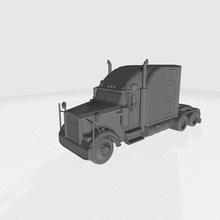 3d hauler american truck model ready printing stl file art printable printer files custom 3d print model - Mito3D
