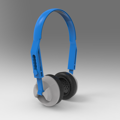 3d cuffie gadget casco personalizzazione tecnologia innovazione auricolare fai 3d print model - Mito3D