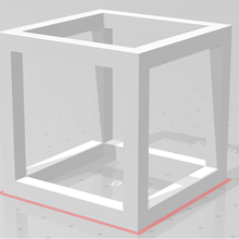 3d finestra vuota art boks kotak doos la scatola caja decorazione giocattolo semplice box 3d print model - Mito3D