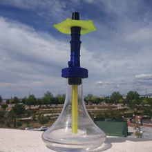 3d hookah bong shisha hexagon smoking pipe 3d print model - Mito3D